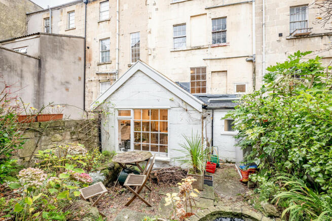 Rear elevation an...