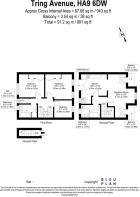 First Floor, 3 Tring Avenue - eVIoHmPBl96w6yggzcEe