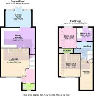 7 Brickyard Cottages, North Ferriby - Floorplan.JP