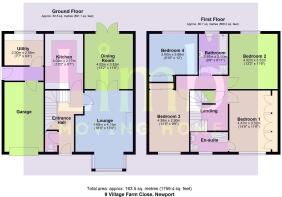 9 Village Farm Close, Newport - Floorplan.JPG
