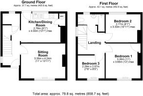 West Dorsey Cottage, Kentford - all floors.JPG