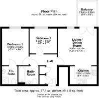 FP - 17 Lichfield House, Rustat Avenue, Cambridge.