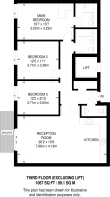 Floorplan area for info only, not for Â£/sq. ft valuation