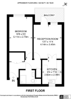 Floorplan area for info only, not for £/sq. ft valuation