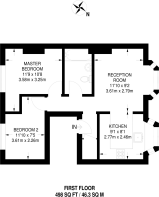 Floorplan area for info only, not for Â£/sq. ft valuation