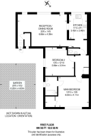 Floorplan area for info only, not for £/sq. ft valuation