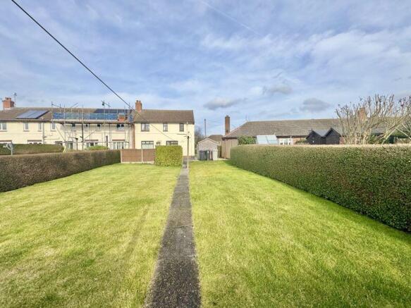 Rear garden view
