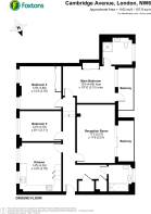 Floorplan area for info only, not for £/sq. ft valuation