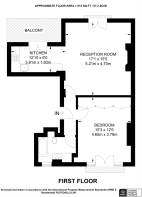 Floorplan area for info only, not for £/sq. ft valuation