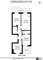 Floorplan area for info only, not for £/sq. ft valuation