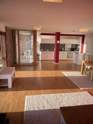 his stunning penthouse apartment offers a high-en
