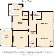 2D Floor Plan Greystone, Llandudno Junction with S