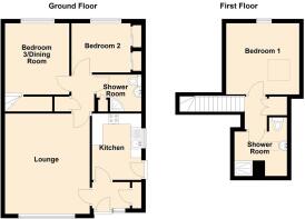 2D F loor Plan 16 Bryn Marl, Llandudno Junction - 