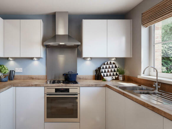 Image of kitchen in 4 bedroom Glamis house type