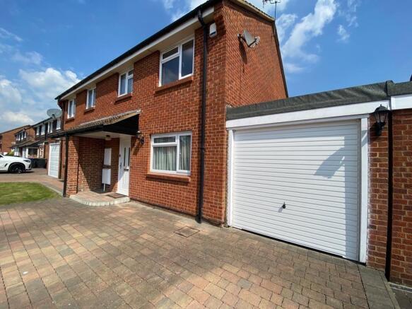Front with garage
