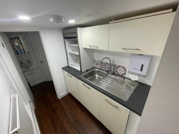 Basement kitchenette