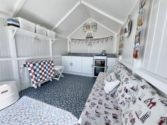 INTERNAL VIEW OF BEACH HUT