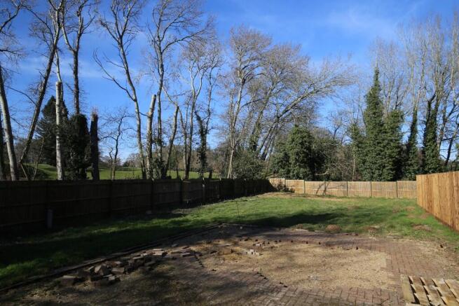 Rear of plot
