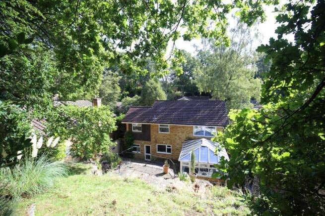 Rear of property