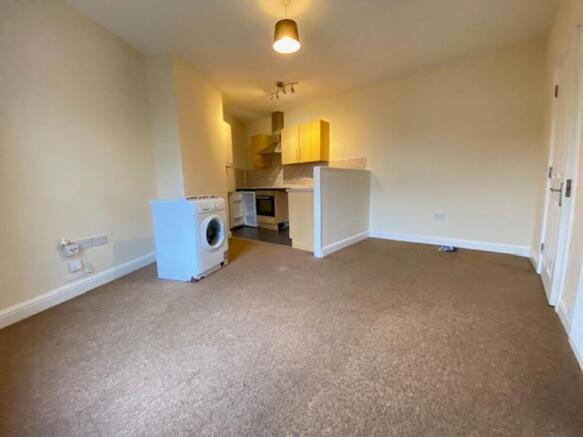 living room and kitchen