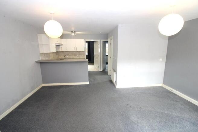 Lounge area & kitchen