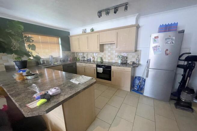 Fitted kitchen with 