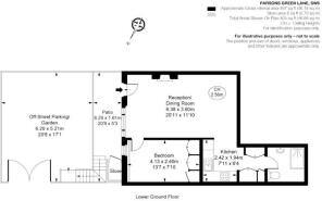 Garden Flat, 21 Parsons Green Lane, London, SW6 4H