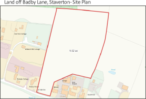 Site Plan, Land, Off Badby Lane Staverton, Daventr