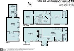 Floorplan - Stable Cottage, 1a Kettle End, Lois We
