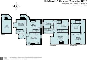 Floorplan - Woods Farmhouse, 100 High Street, Pott