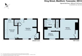 The Cottage, King Street, Maidford- Floorplan