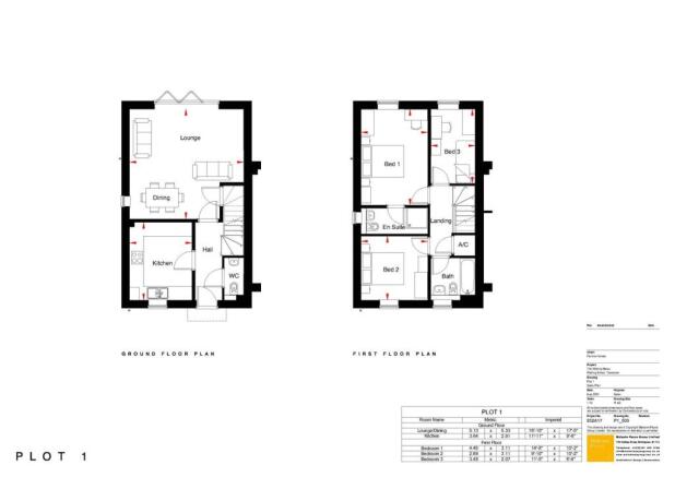 Plot 1, Watling Mews- Floorplan