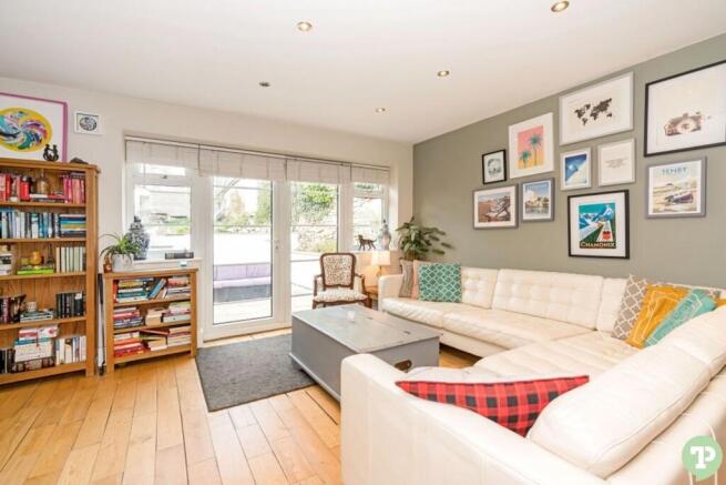 Double doors to patio terrace