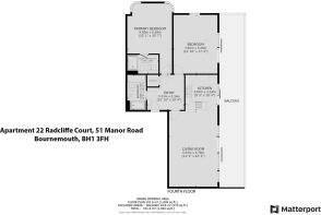 Apt 22 Radcliffe Court - Floorplan