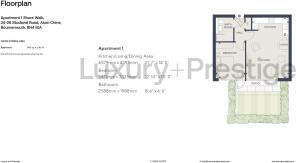 Apartment 1 - Brochure Floorplan