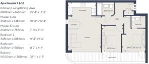 Apartments 7 & 12 - Floorplan