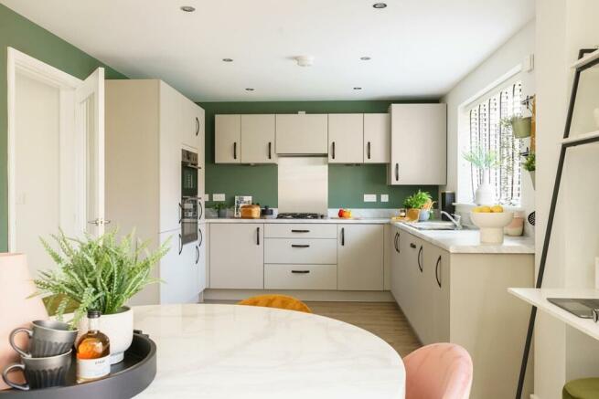 The large open plan kitchen diner is a wonderful space for the whole family