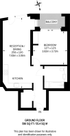 Floorplan area for info only, not for £/sq. ft valuation