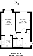 Floorplan area for info only, not for £/sq. ft valuation