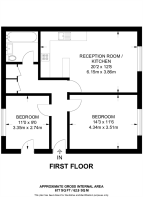 Floorplan area for info only, not for £/sq. ft valuation