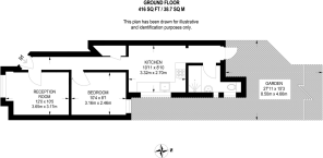 Floorplan area for info only, not for £/sq. ft valuation