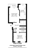 Floorplan area for info only, not for £/sq. ft valuation