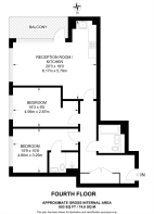 Floorplan area for info only, not for £/sq. ft valuation