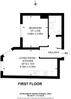 Floorplan area for info only, not for £/sq. ft valuation