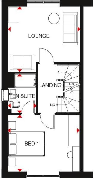 Queensville first floor plan