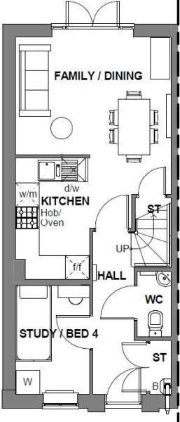 Hawley ground floor plan
