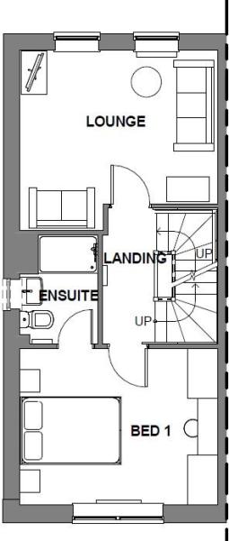 Hawley first floor plan