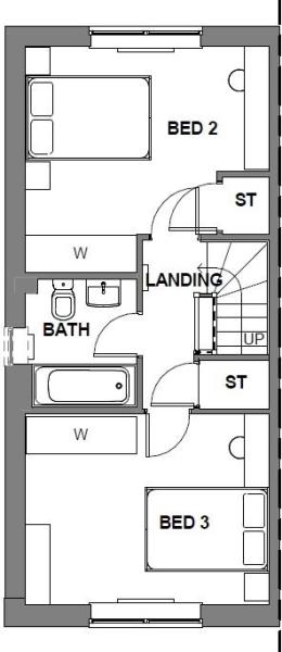 Hawley second floor plan