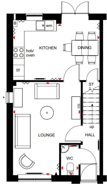 Maidstone ground floor plan
