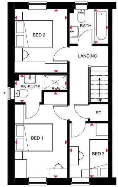 Maidstone first floor plan